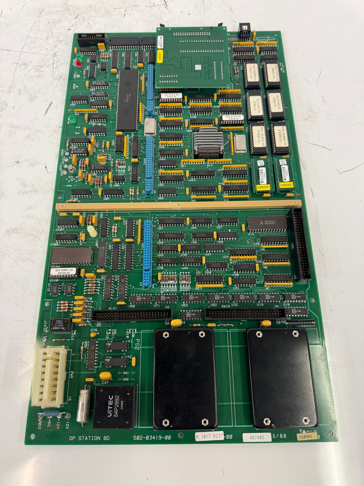 Giddings and Lewis Operator Station Board 502-03419-00