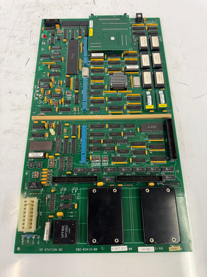 Giddings and Lewis Operator Station Board 502-03419-00