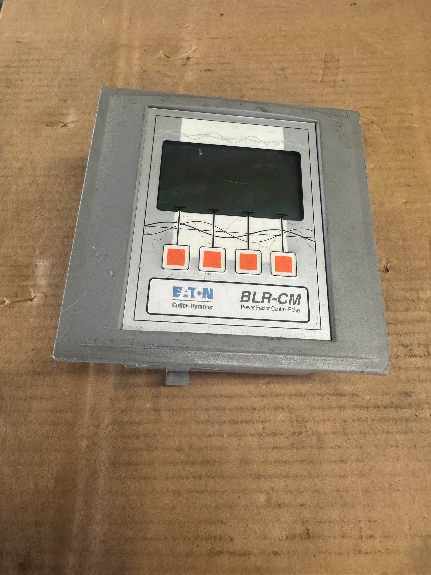 Eaton Cutler-Hammer BLR-CM12R MBHV Power Factor Control Relay 115/230V Untested Surplus