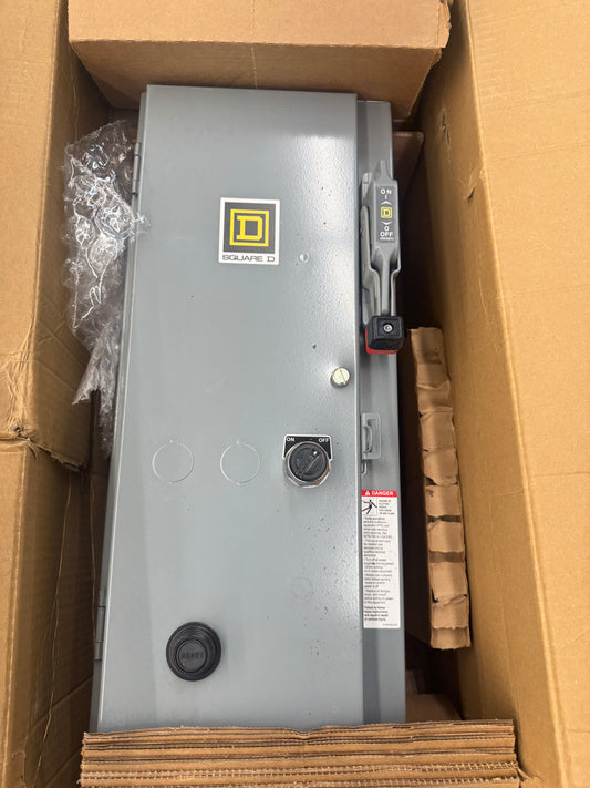 Square D Combination Motor Starter 8539SBG1V81C6FF4M309T 480V AC, 60 Hz