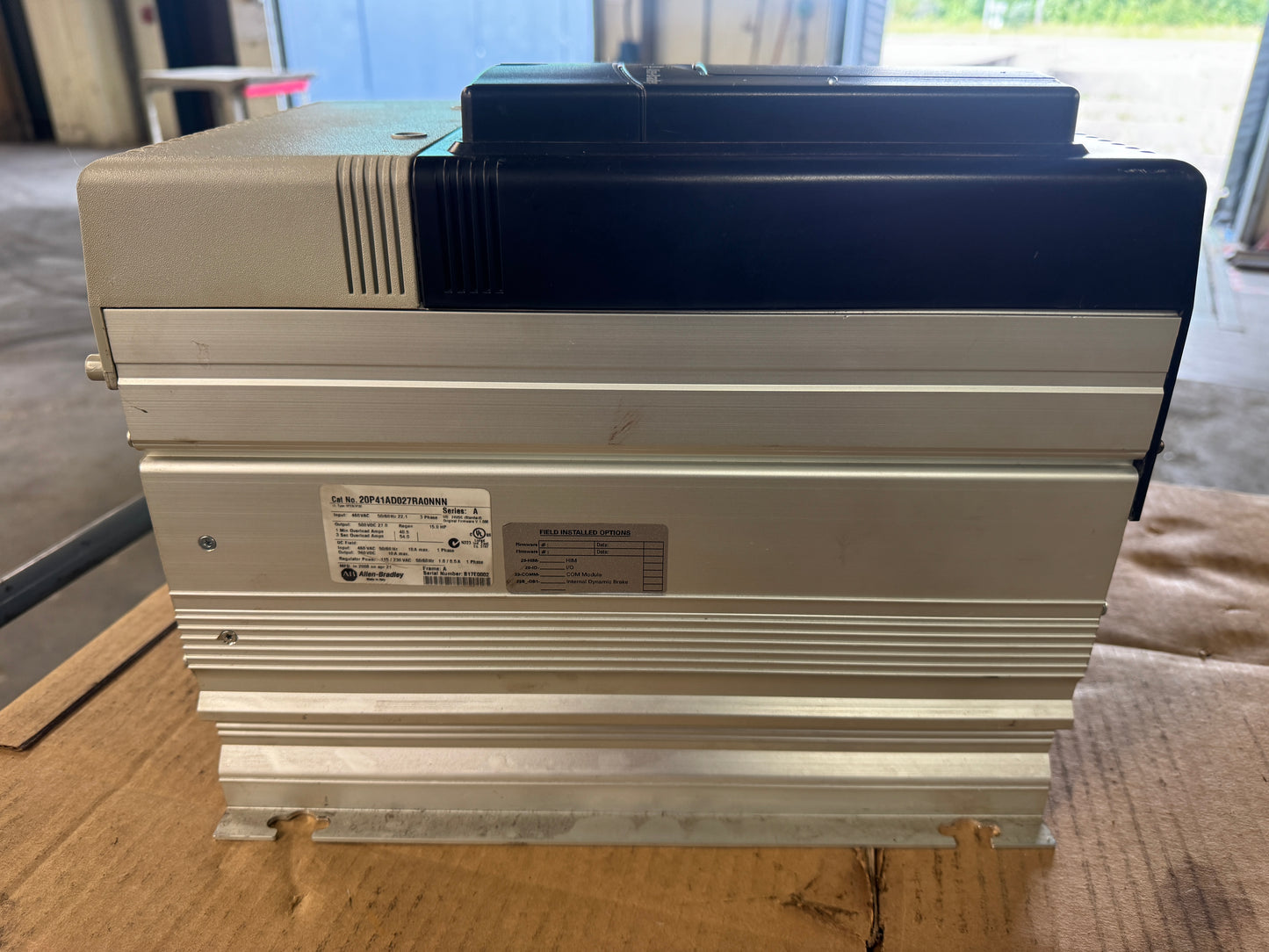 Allen-Bradley 20P41AD027RA0NNN DC Drive 460V AC Input 01580