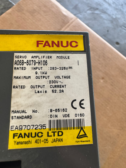 Fanuc A06B-6079-H106 Servo Amplifier Module Untested Surplus 01468