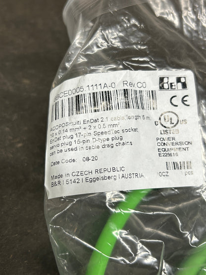 B&R Automation ACOPOSmulti EnDat 2.1 Encoder Cable 8BCE0005.1111A-0