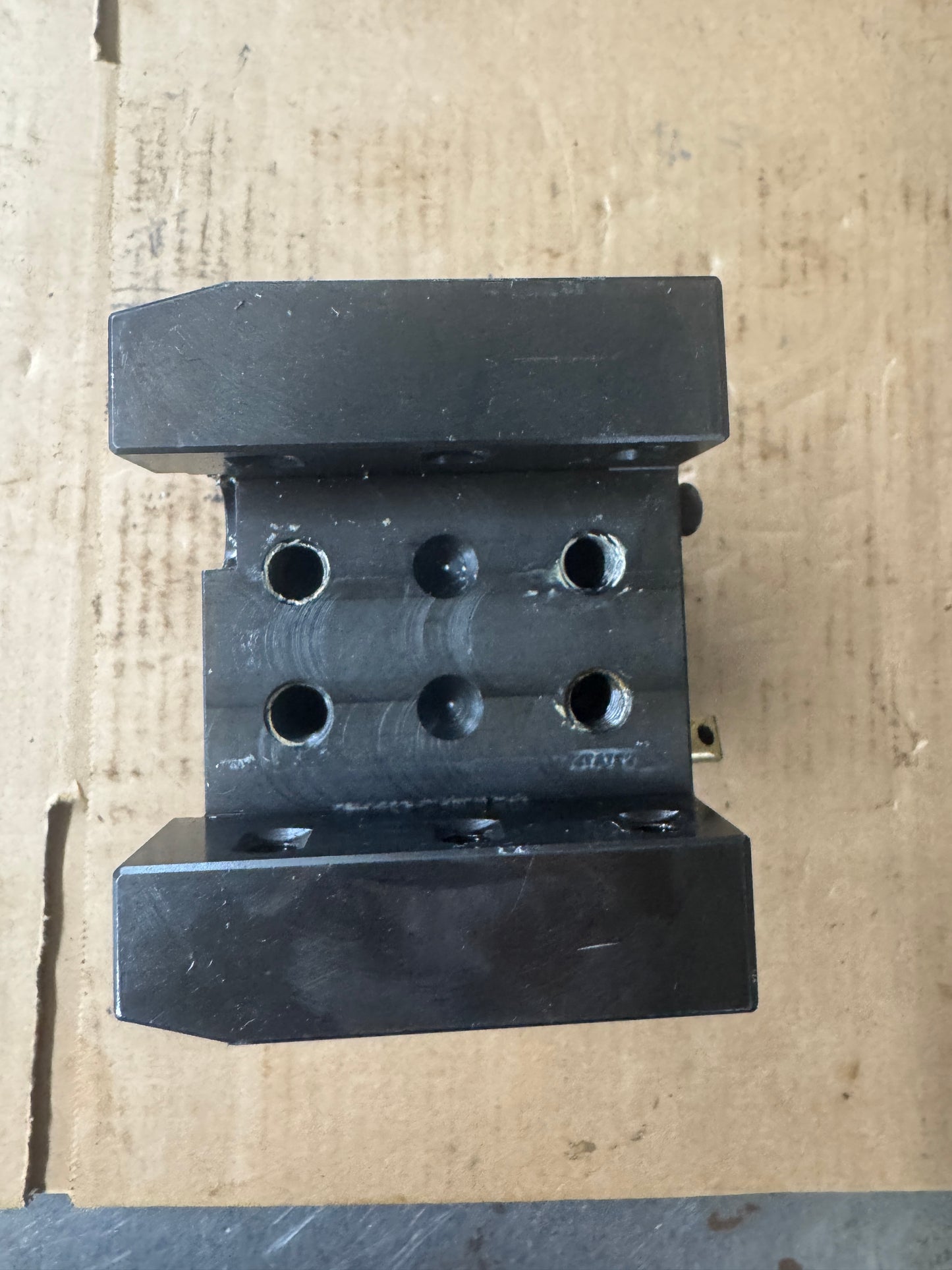MT Marchetti Live Tool Holder OKU015254G | Multi-Spindle Axial Block, Inch Series | Orientation: Axial