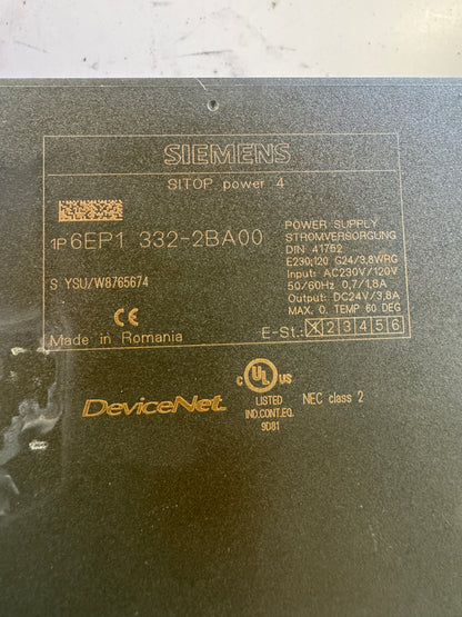 Siemens Power Supply 6EP1332-2BA00