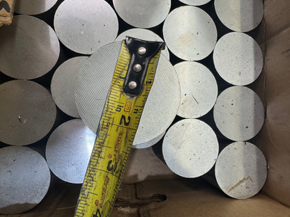 Lot of Aluminum Round Bar Cutoffs 2.5" Dia. x 3.5" L