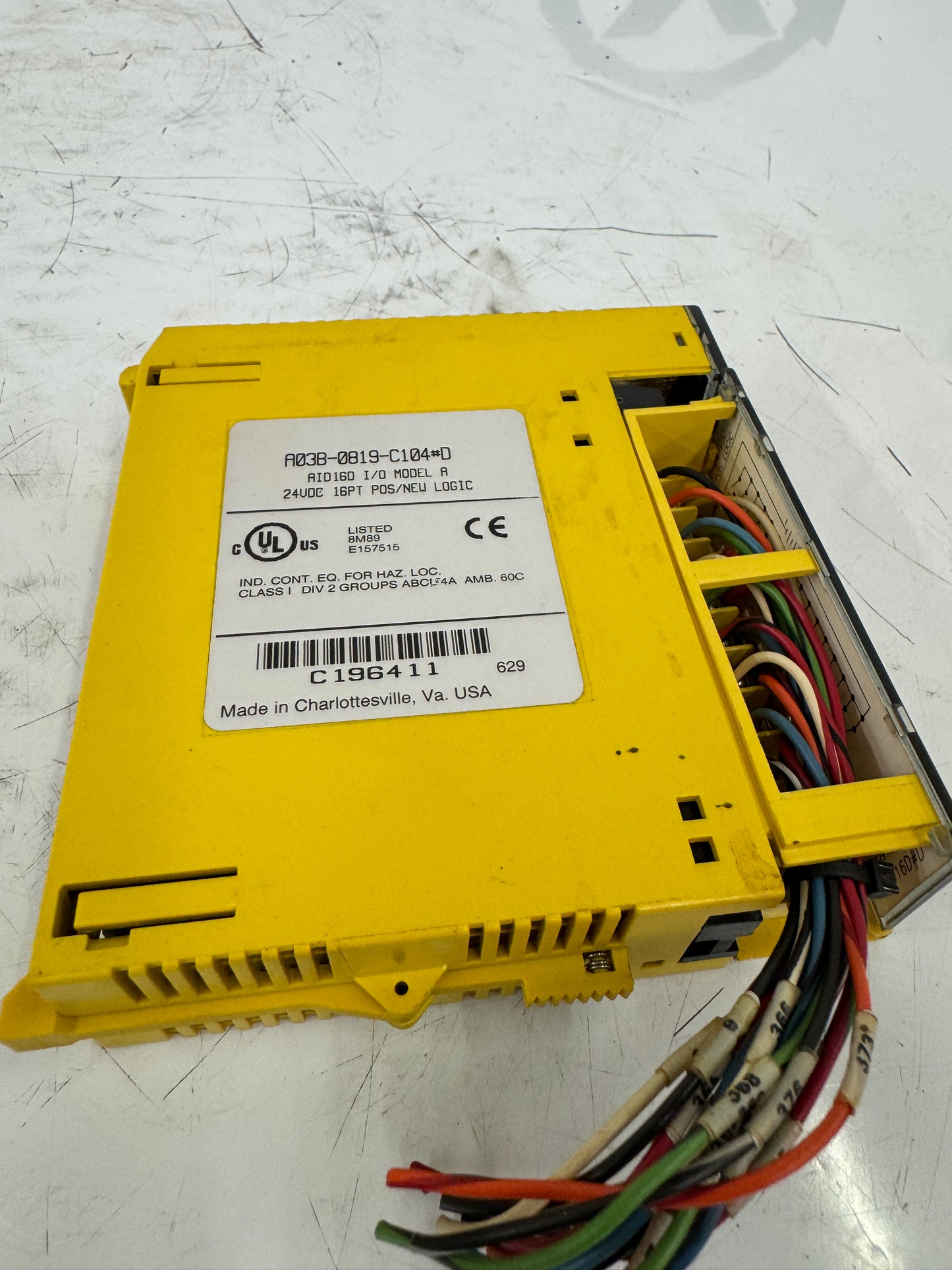 Fanuc I/O Module A03B-0819-C104#D 24V DC m00491
