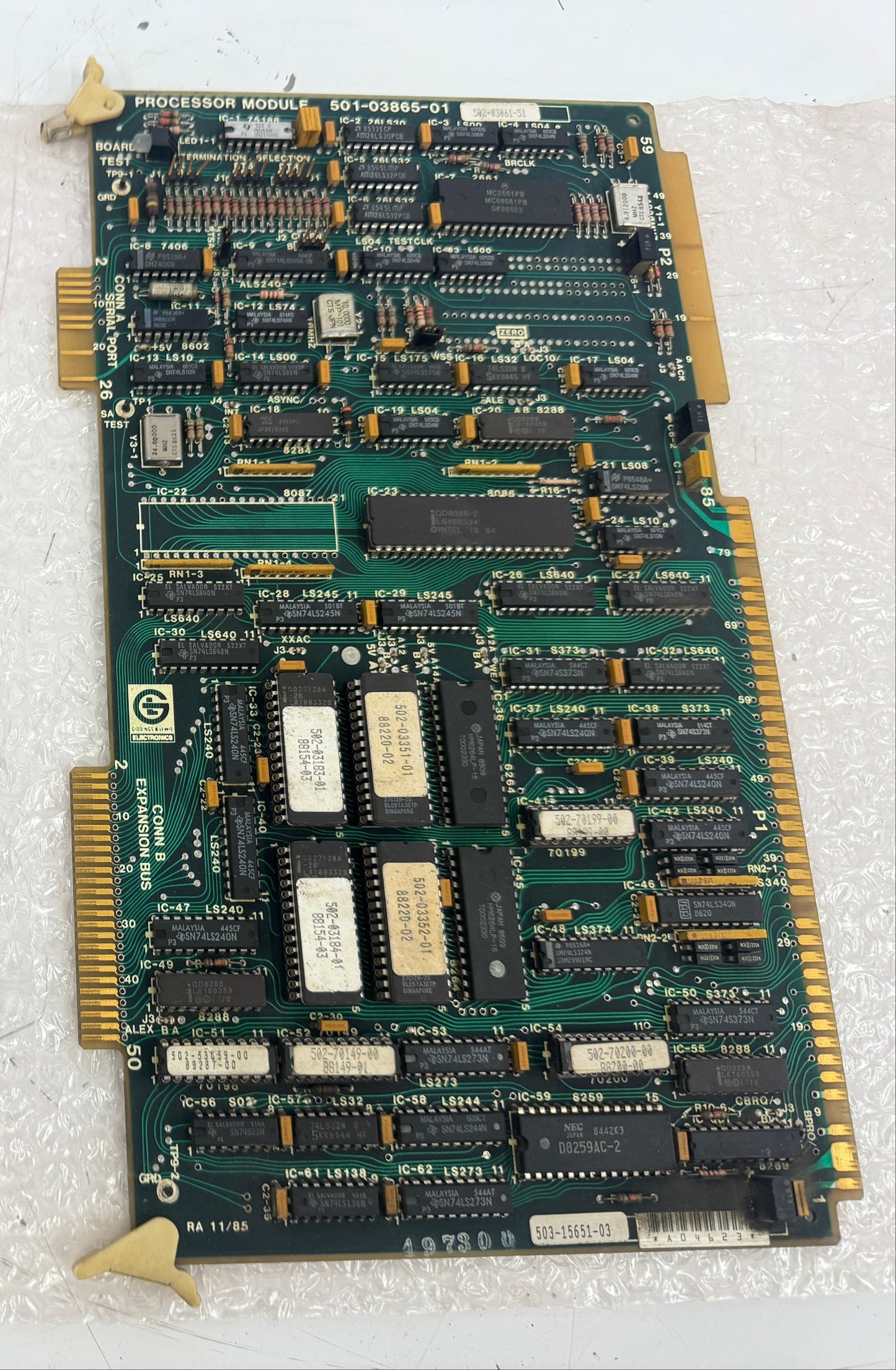 Giddings & Lewis Electronics Processor Module 501-03865-01