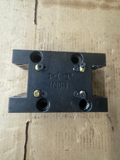 MT Marchetti Live Tool Holder OKU015254G | Multi-Spindle Axial Block, Inch Series | Orientation: Axial