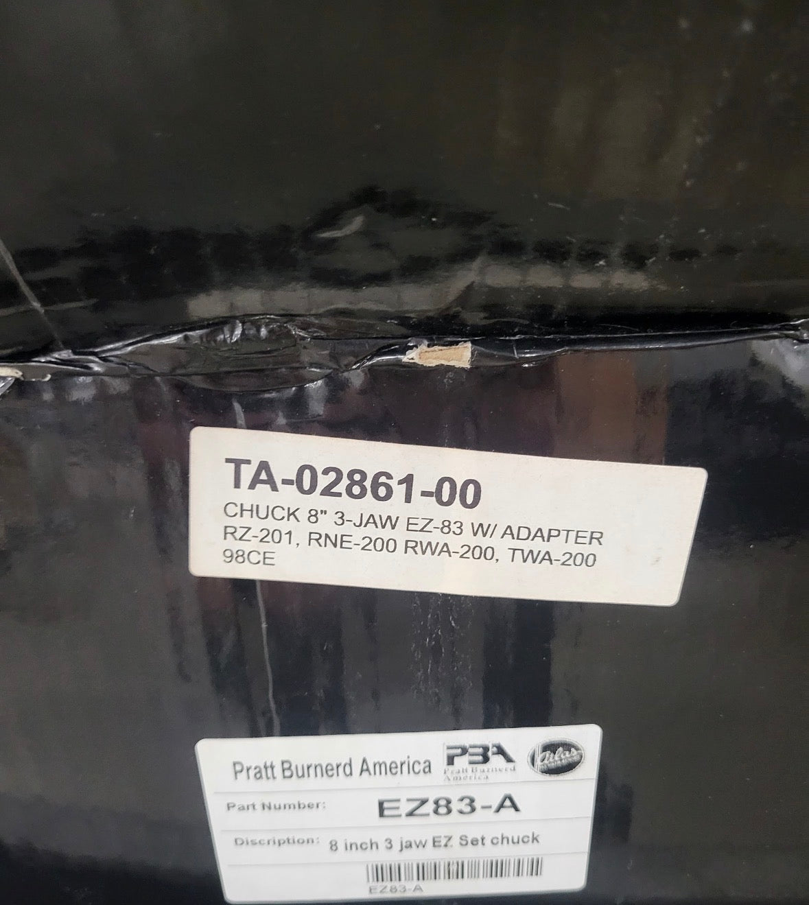 Tsudakoma RWA-200R CNC Rotary Table with 8 In. 3-Jaw Chuck, Faceplate, and Adapters