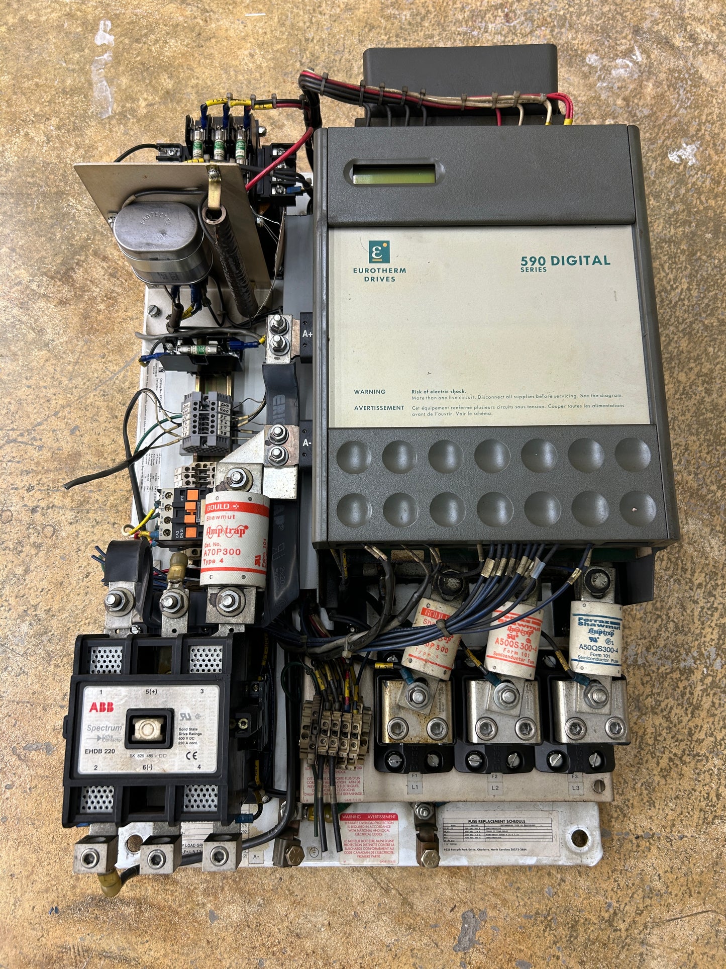 Eurotherm Drives DC Drive 955D8R1253A