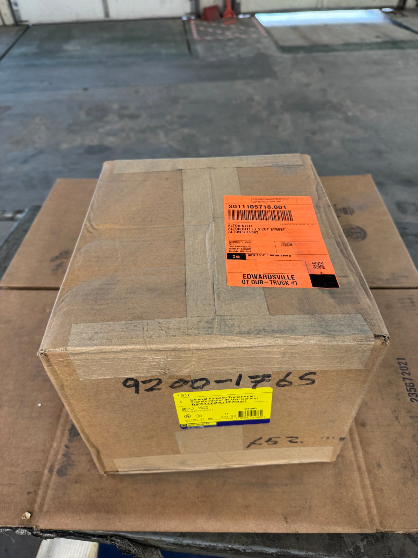 Square D General Purpose Transformer 1S1F