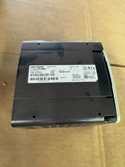 Allen-Bradley ControlLogix AC Power Supply 1756-PA75/A 85 to 265 VAC