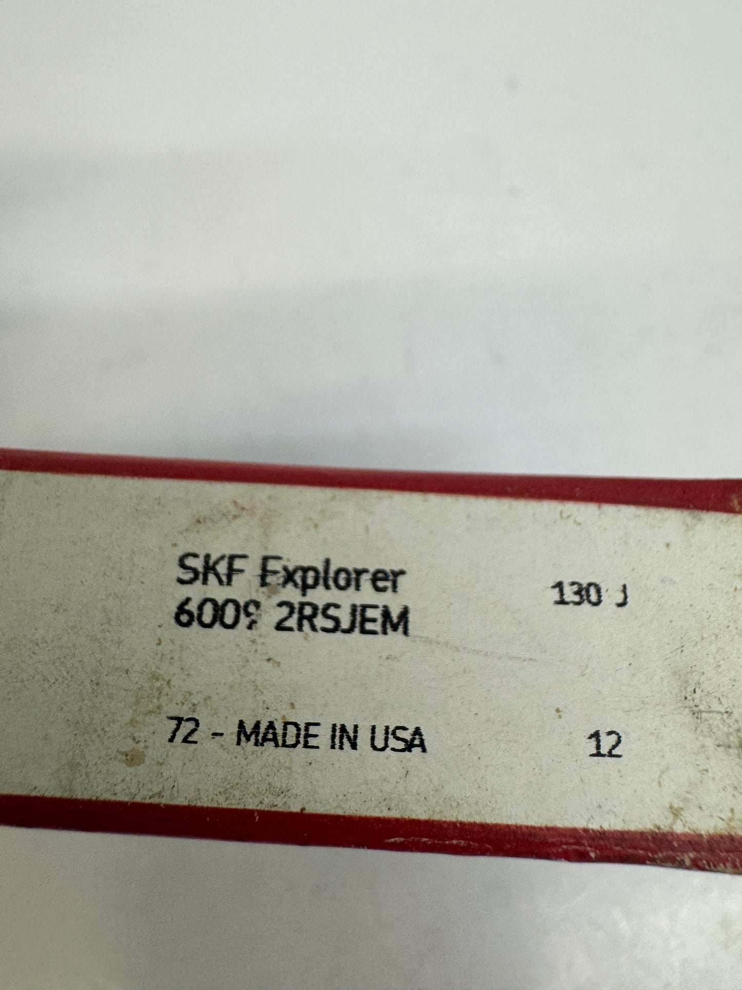 SKF Deep Groove Ball Bearing 6009-2RSJEM 45 x 75 x 16 mm