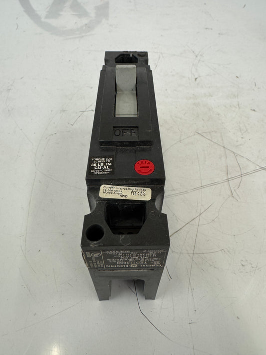 General Electric Molded Case Circuit Breaker TED113030 277 VAC / 125 VDC