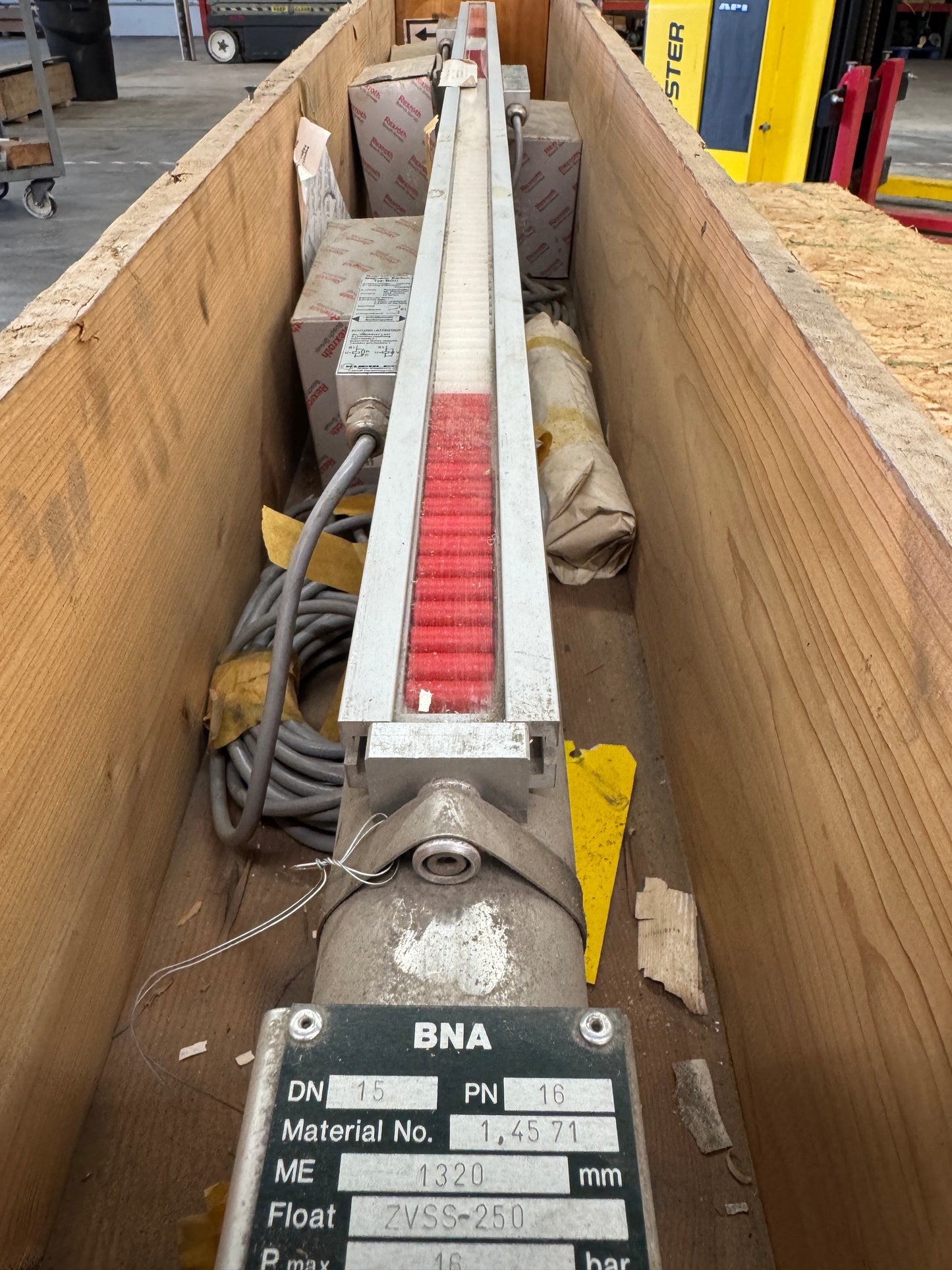 Kübler BNA Magnetic Level Indicator 2 to 250 Volt Untested Surplus