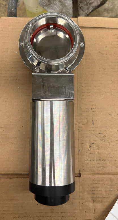 Cipriani Harrison Pneumatic Sanitary Shut-Off Valve 9C440/88/22 4 In. Tri-Clamp 150 PSI