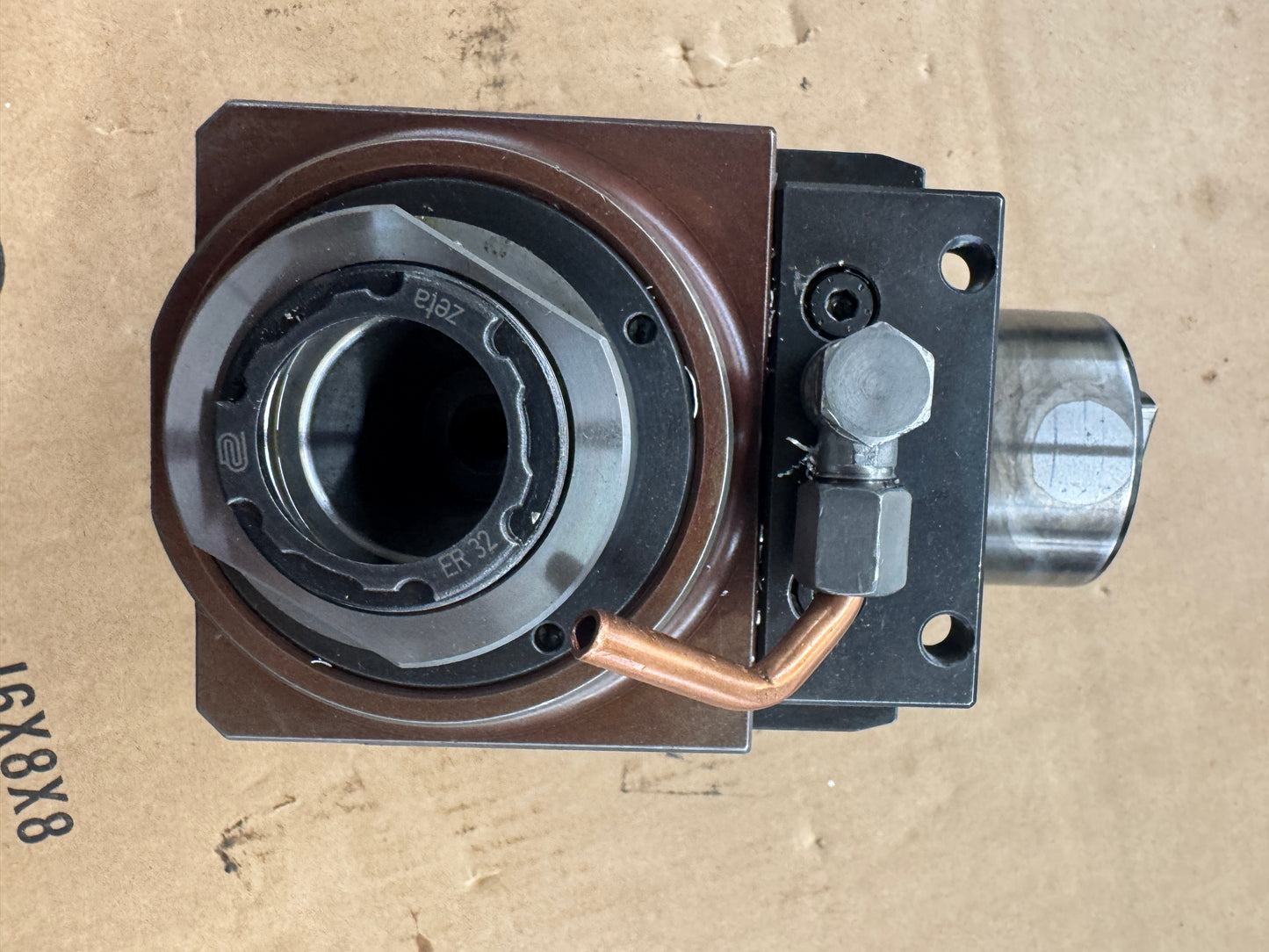 MT Marchetti Live Tool Holder MTA715 / COD.02240132 | ER32 Collet System, 3 to 20 mm Clamping Range | Orientation: Axial | Coolant Through A7157-11