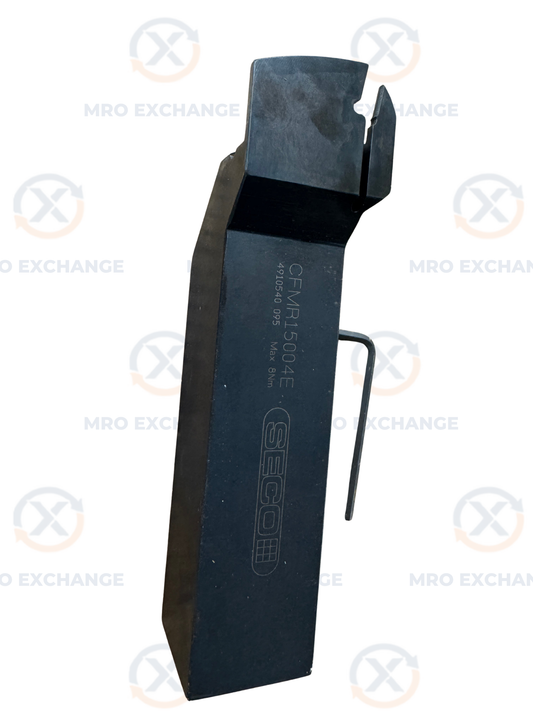 Seco Tools MDT Indexable Grooving Toolholder CFMR15004E | 1.5 In. Square Shank, 4 mm Insert Seat | Orientation: Radial