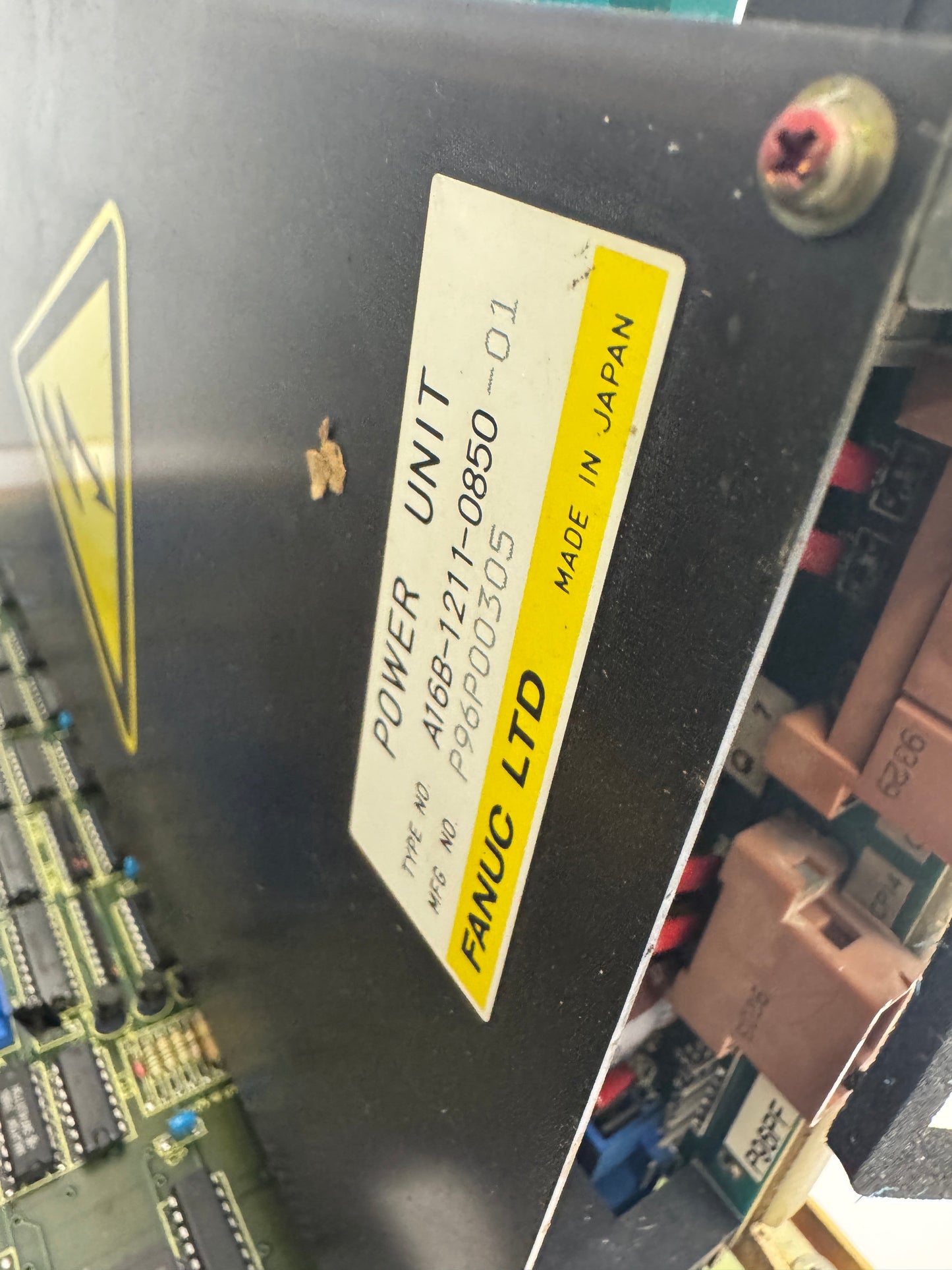 Fanuc Power Unit A16B-1211-0850-01 AC 200/220V Input