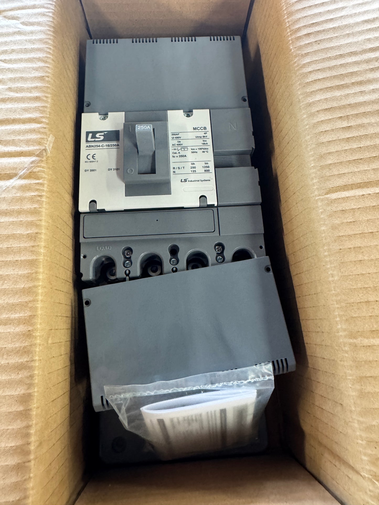 LS Industrial Systems ABN254-C-16/250A Molded Case Circuit Breaker Untested Surplus