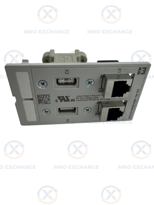 Murrelektronik 4000-68000-0970000 USB and RJ45 Cat 5e Panel Insert 42.4V DC