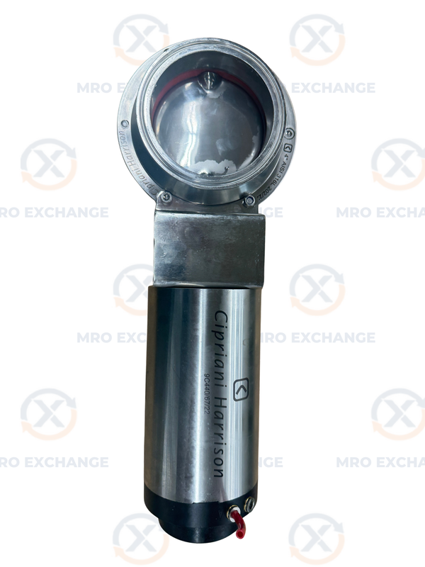 Cipriani Harrison 9C440/67/22 Pneumatic Sanitary Shut-Off Valve 4 in Tri-Clamp