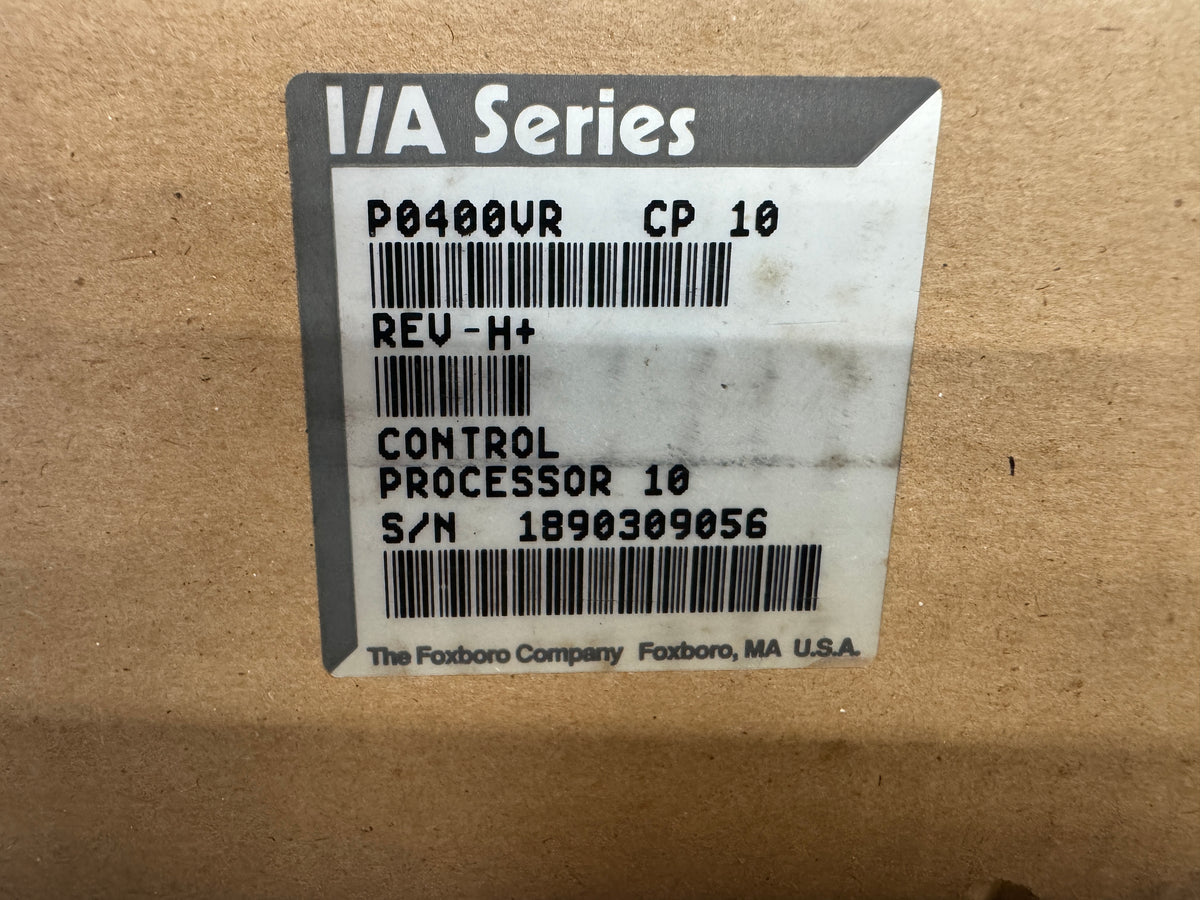 Foxboro P0400VR I/A Series CP10 Control Processor Factory Sealed