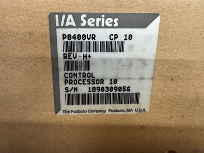 Foxboro P0400VR I/A Series CP10 Control Processor Factory Sealed