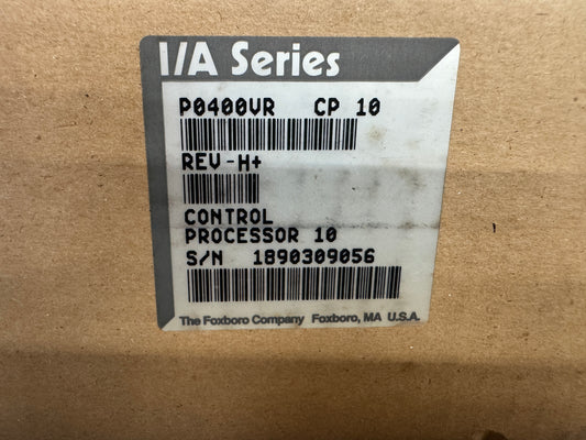Foxboro P0400VR I/A Series CP10 Control Processor Factory Sealed