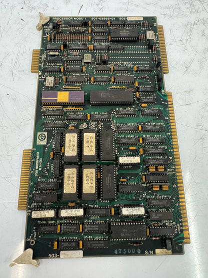 Giddings & Lewis Processor Module PCB Assembly 501-03865-01 & 502-03061-02