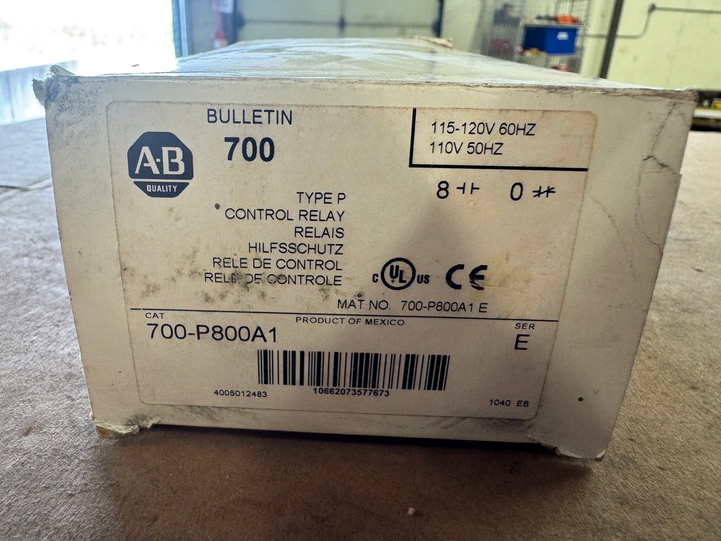 Allen-Bradley Control Relay 700-P800A1