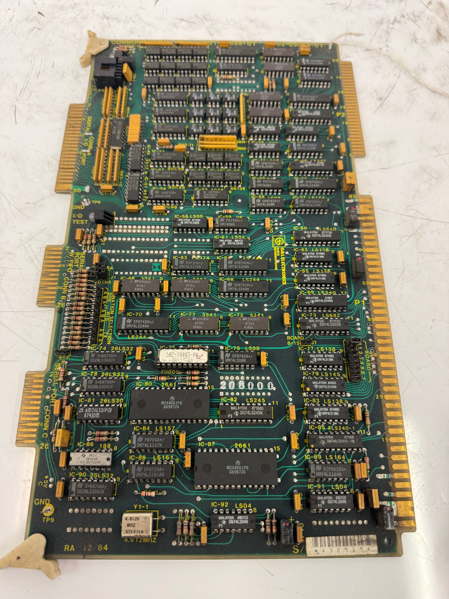 Gould Electronics Communication Board 501-03854-01