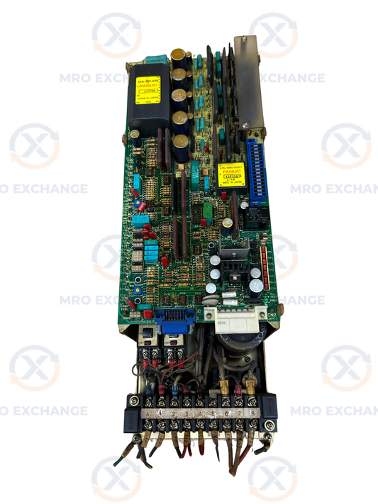 Fanuc (Fujitsu Fanuc Ltd) Velocity Control Unit A06B-6047-H003 200V AC 3 Phase m00646
