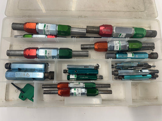 Go No-Go Plug Gage Plain Bore and 1/8-27 NPT Pipe Thread Mixed Lot