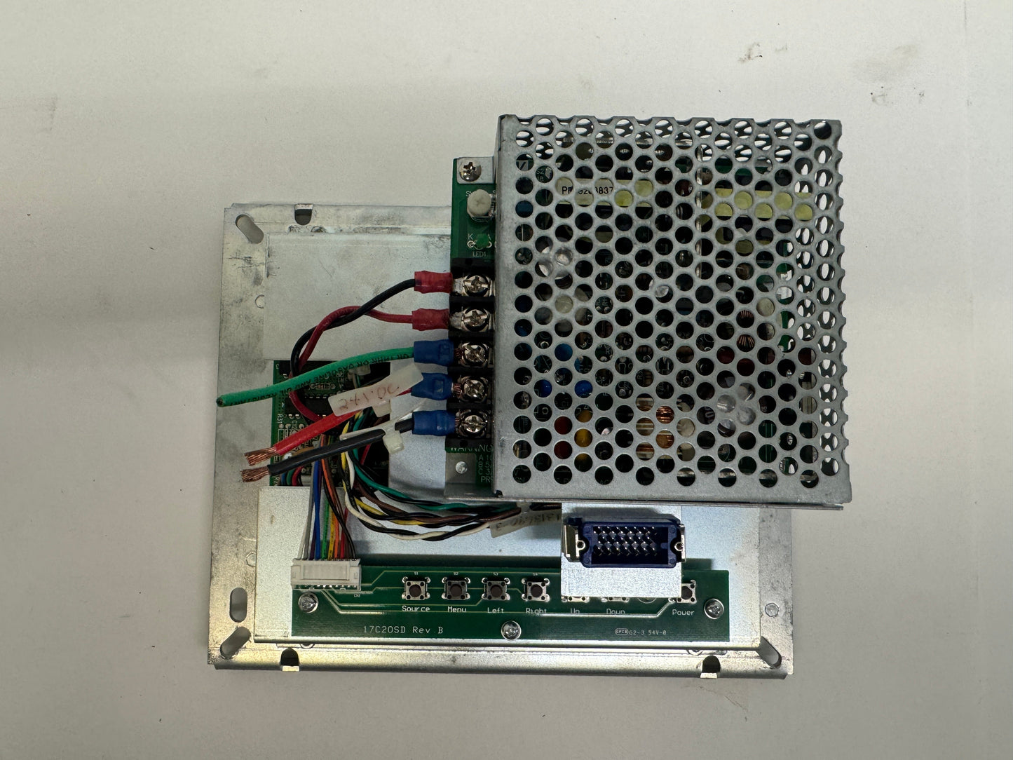 Dynamic Displays Industrial LCD Monitor QES1508-102 Rev 2 C2 24 VDC