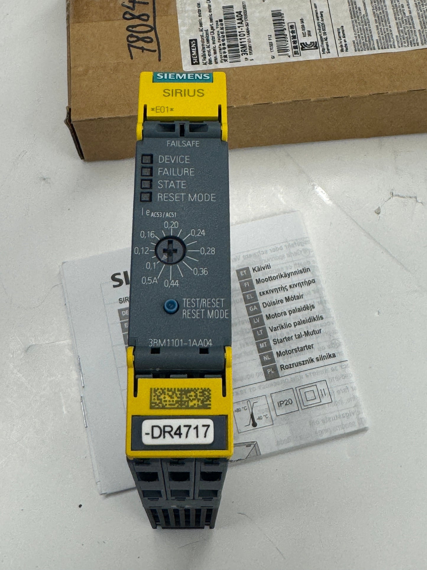 Siemens Fail-Safe Direct Starter 3RM1101-1AA04