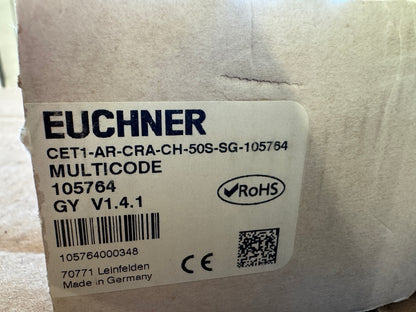 Euchner CET1-AR-CRA-CH-50S-SG-105764 Safety Switch 24 VDC Untested Surplus