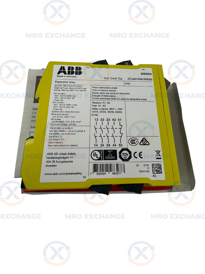 ABB Safety Expansion Relay BSR23 / 2TLA010041R0600 24 VDC