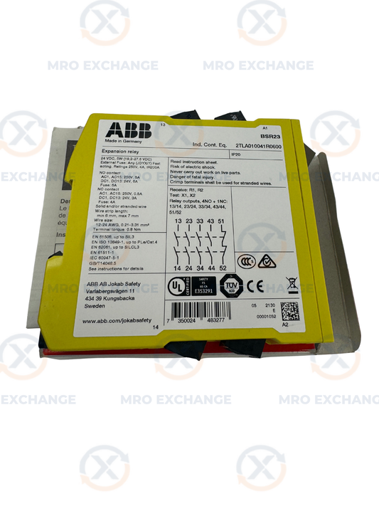 ABB Safety Expansion Relay BSR23 / 2TLA010041R0600 24 VDC
