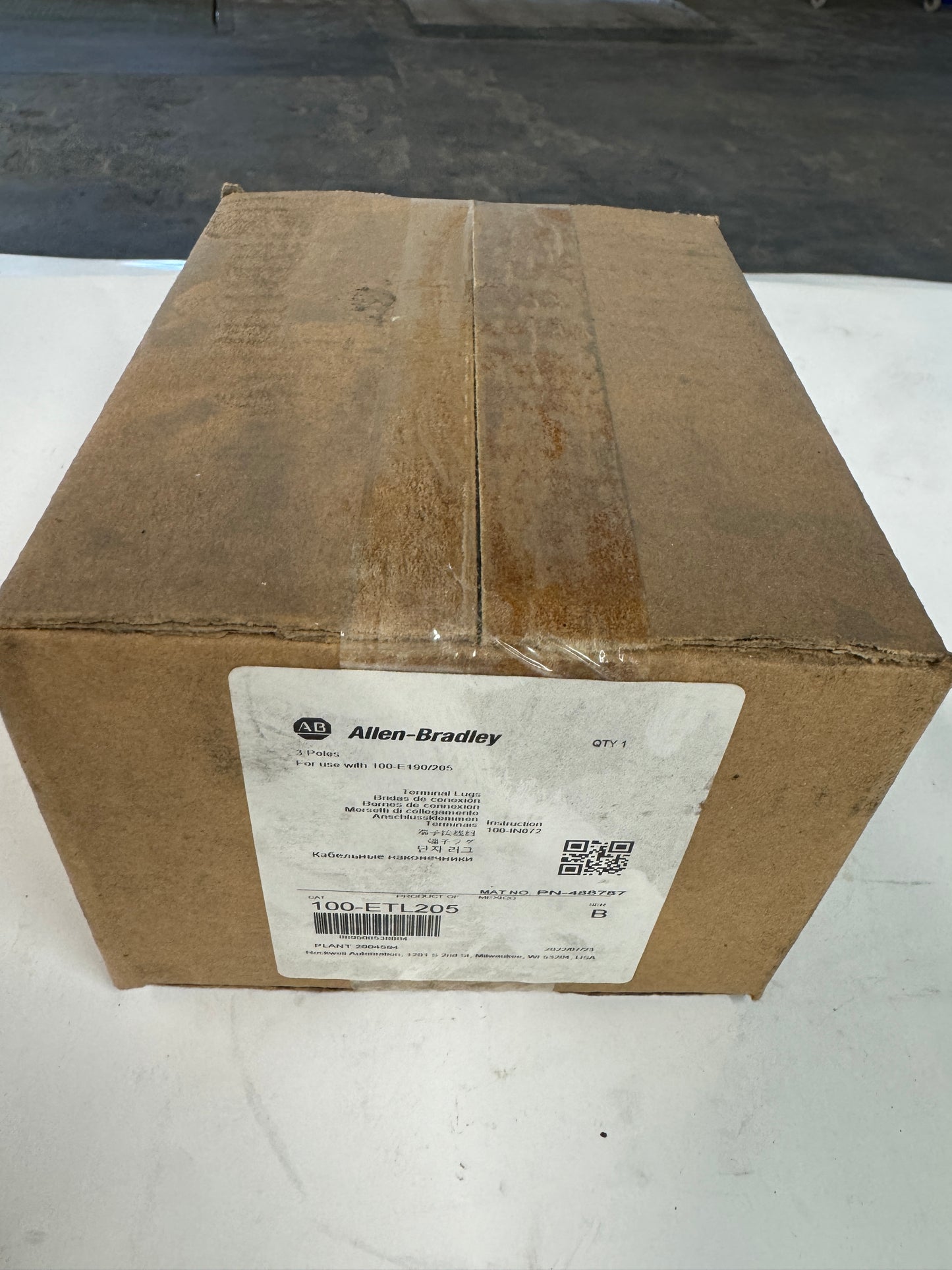 Allen-Bradley Terminal Lugs 100-ETL205