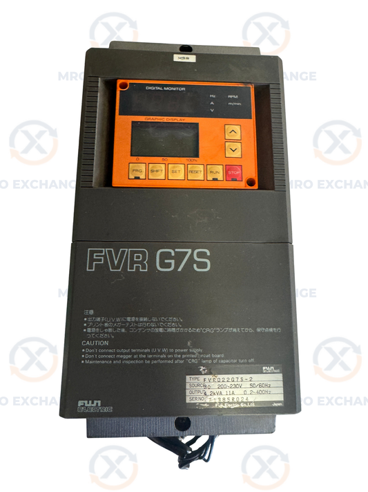 Fuji Electric Variable Frequency Drive FVR022G7S-2