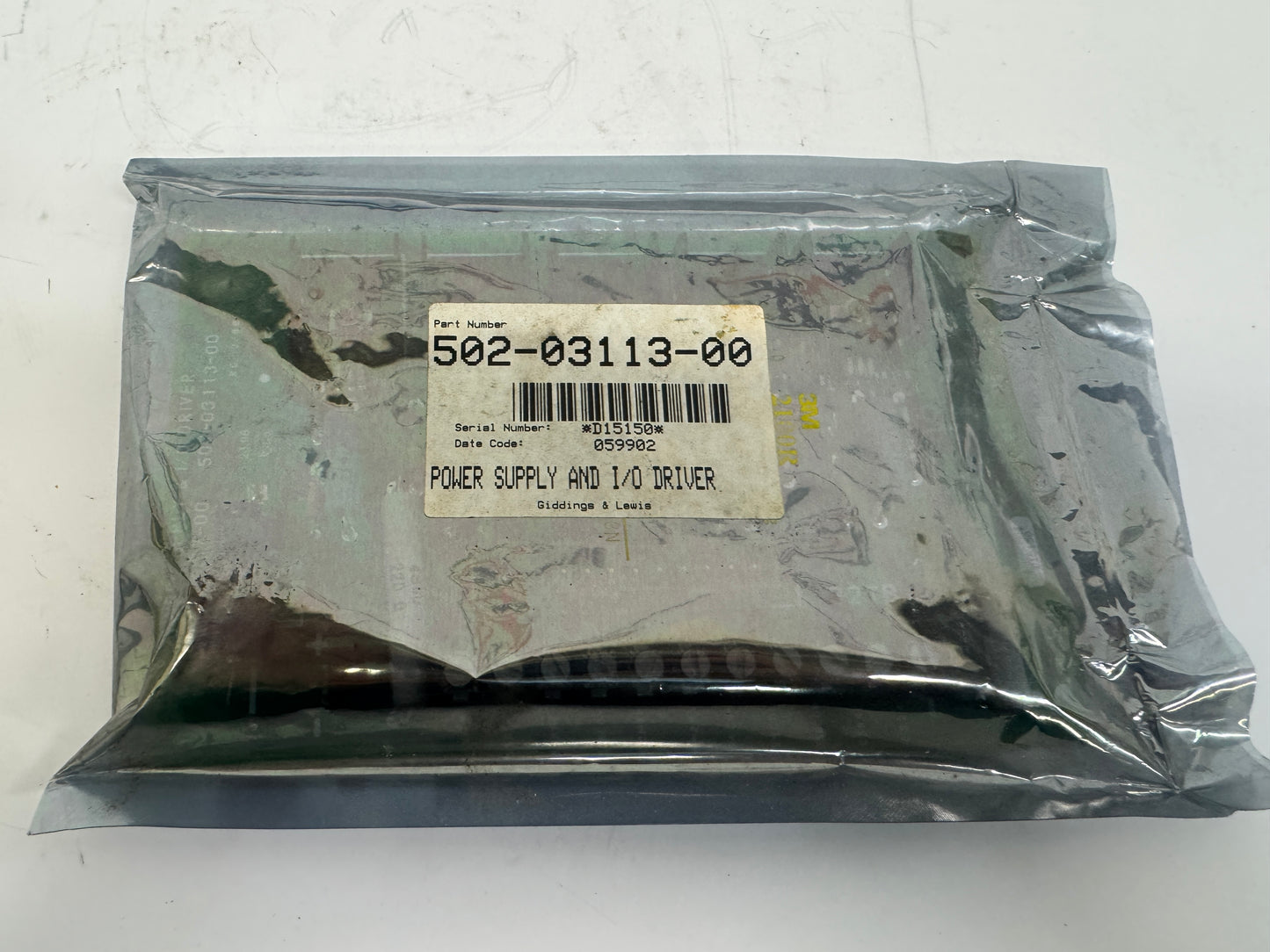 Giddings & Lewis Power Supply and I/O Driver Board 502-03113-00