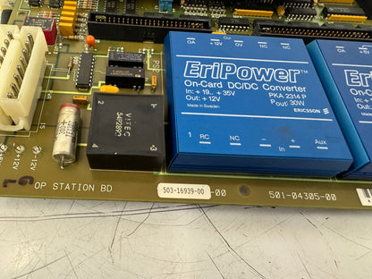 Giddings & Lewis Operator Station Board 501-04305-00