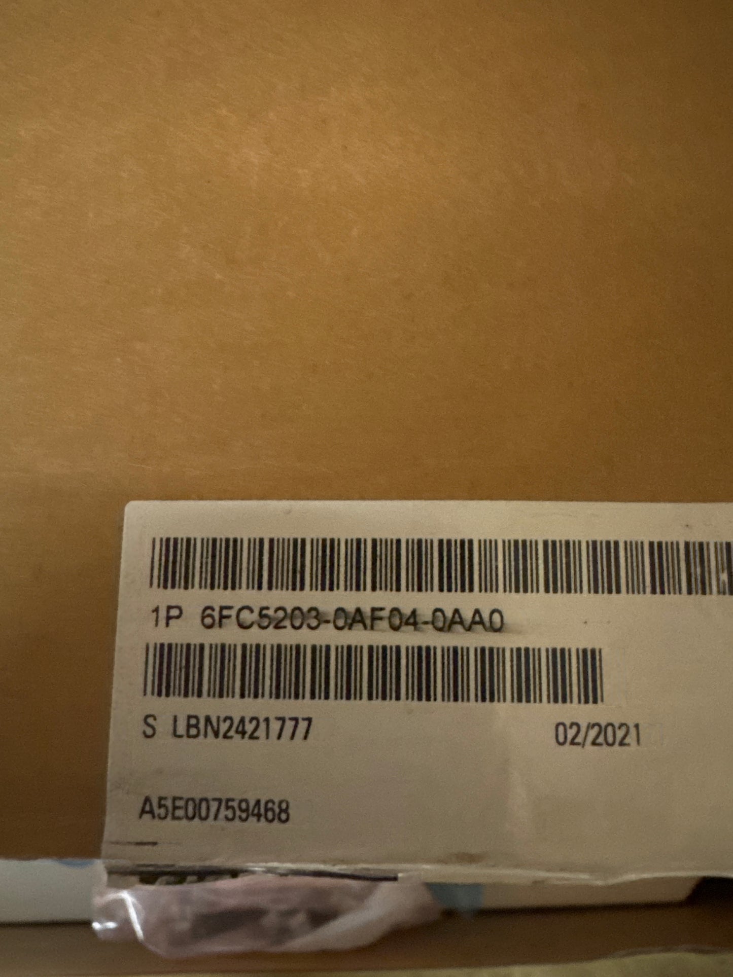 Siemens HMI 6FC5203-0AF04-0AA0 24V DC