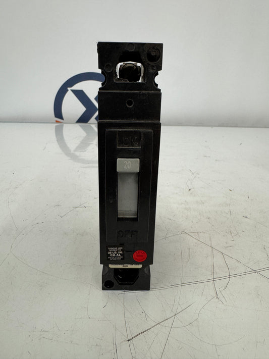 General Electric Molded Case Circuit Breaker TED113020 277 VAC / 125 VDC