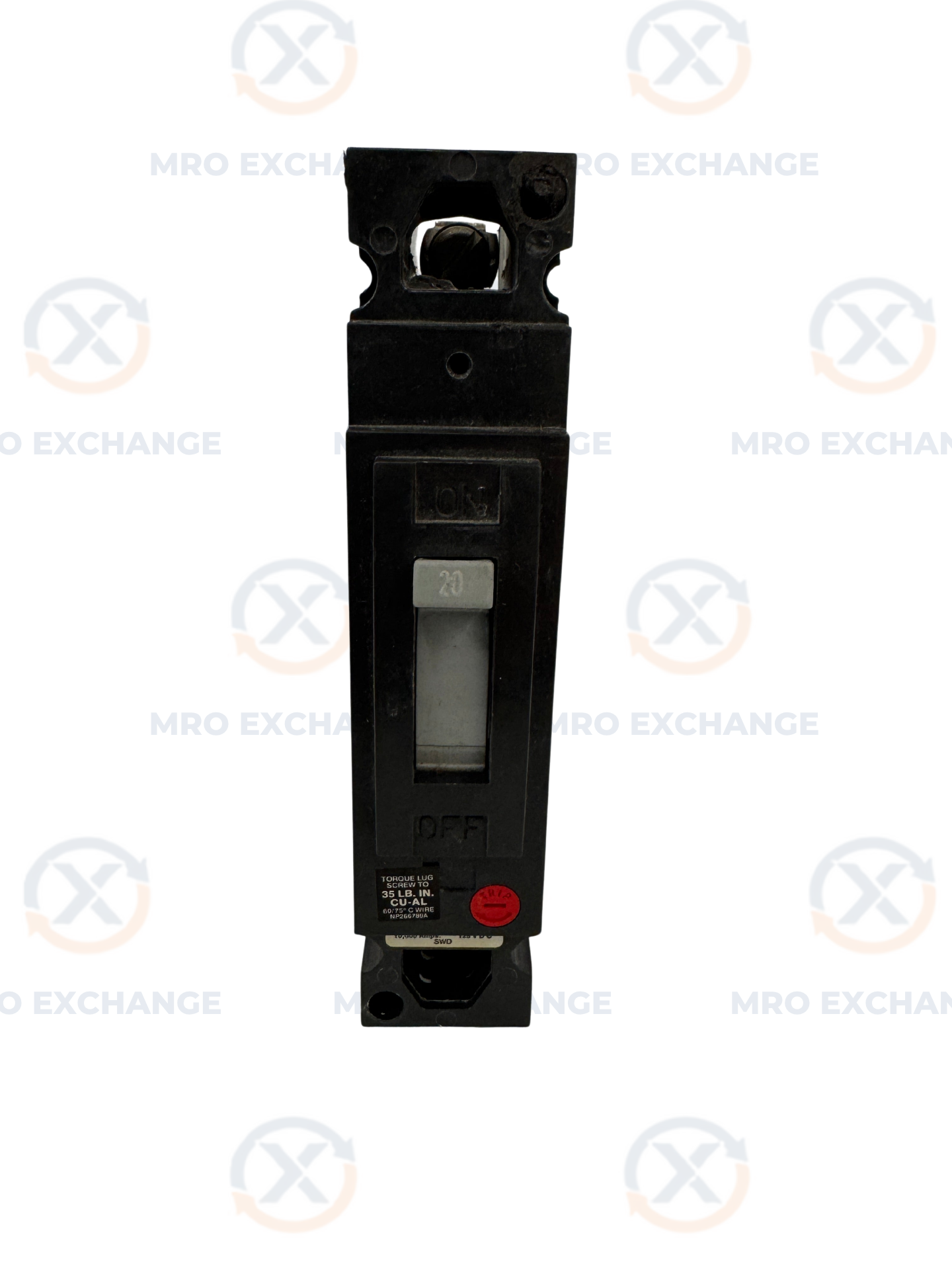 General Electric Molded Case Circuit Breaker TED113020 277 VAC / 125 VDC