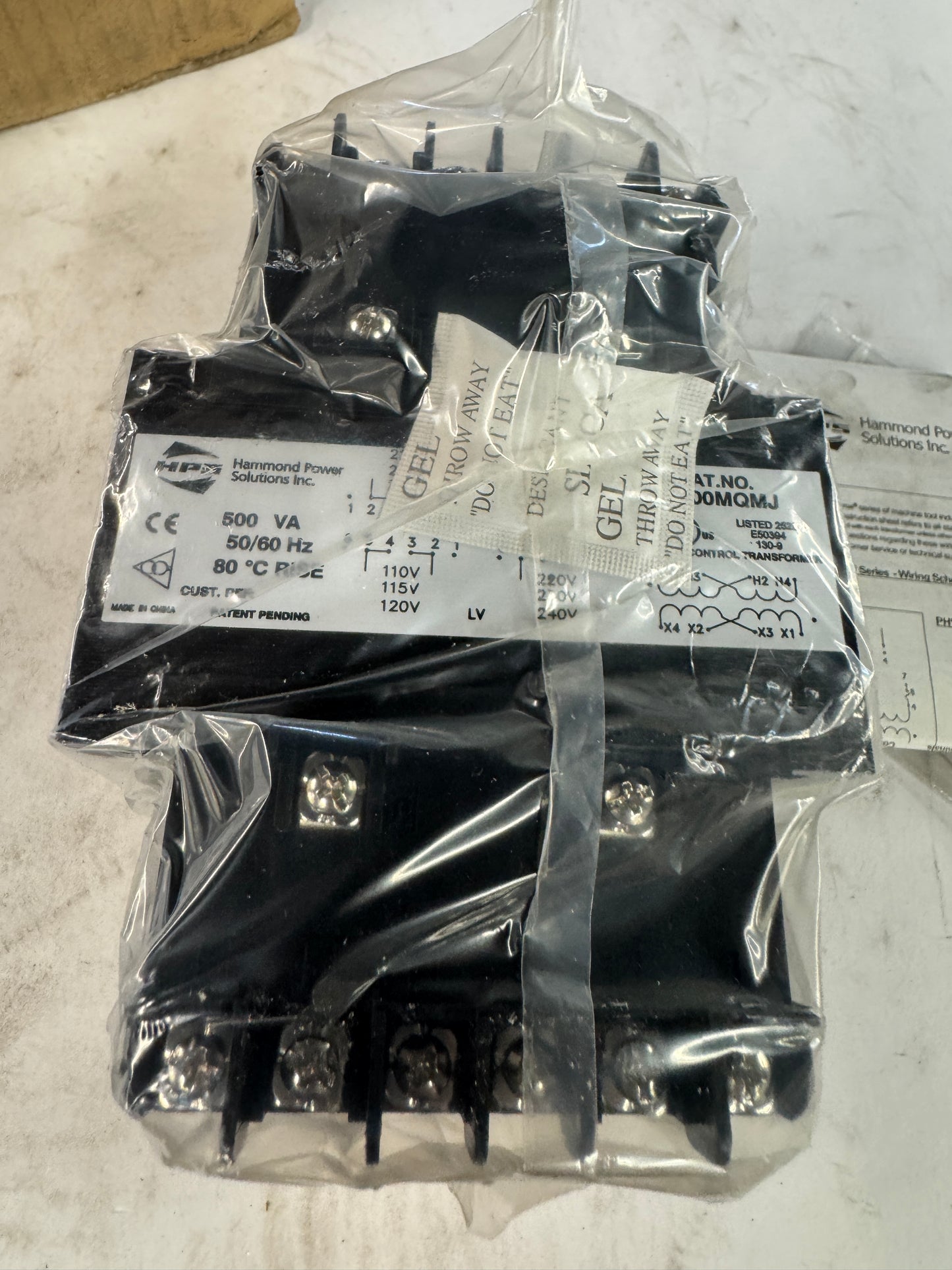 Hammond Power Solutions Industrial Control Transformer PH500MQMJ