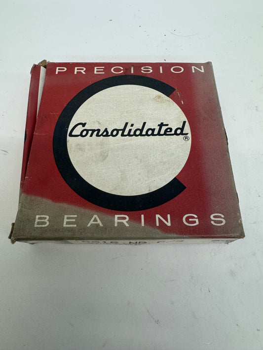 Consolidated Bearings Deep Groove Ball Bearing With Snap Ring 6016 NR C/3 80 x 125 x 22 mm