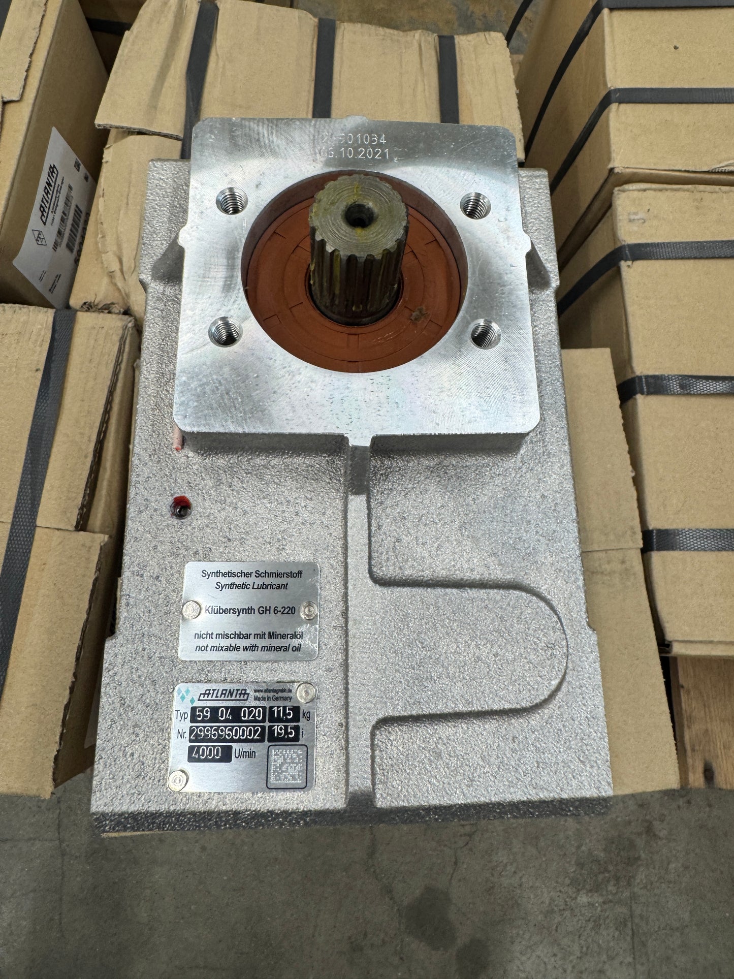Atlanta Antriebssysteme E-Servo Worm Gear Reducer 59 04 020